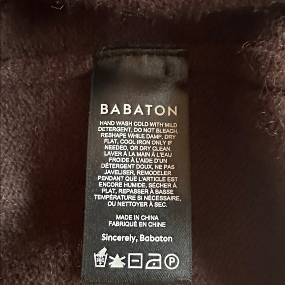 Aritzia Babaton Luxe Brown Cashmere Session Sweater. Size Small. - Picture 15 of 16